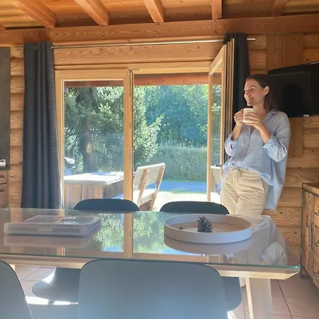 L'Oursblanc Chalet En Rondins * La Bresse