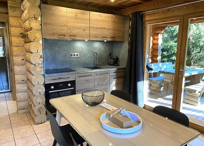 L'Oursblanc Chalet En Rondins Chalet *